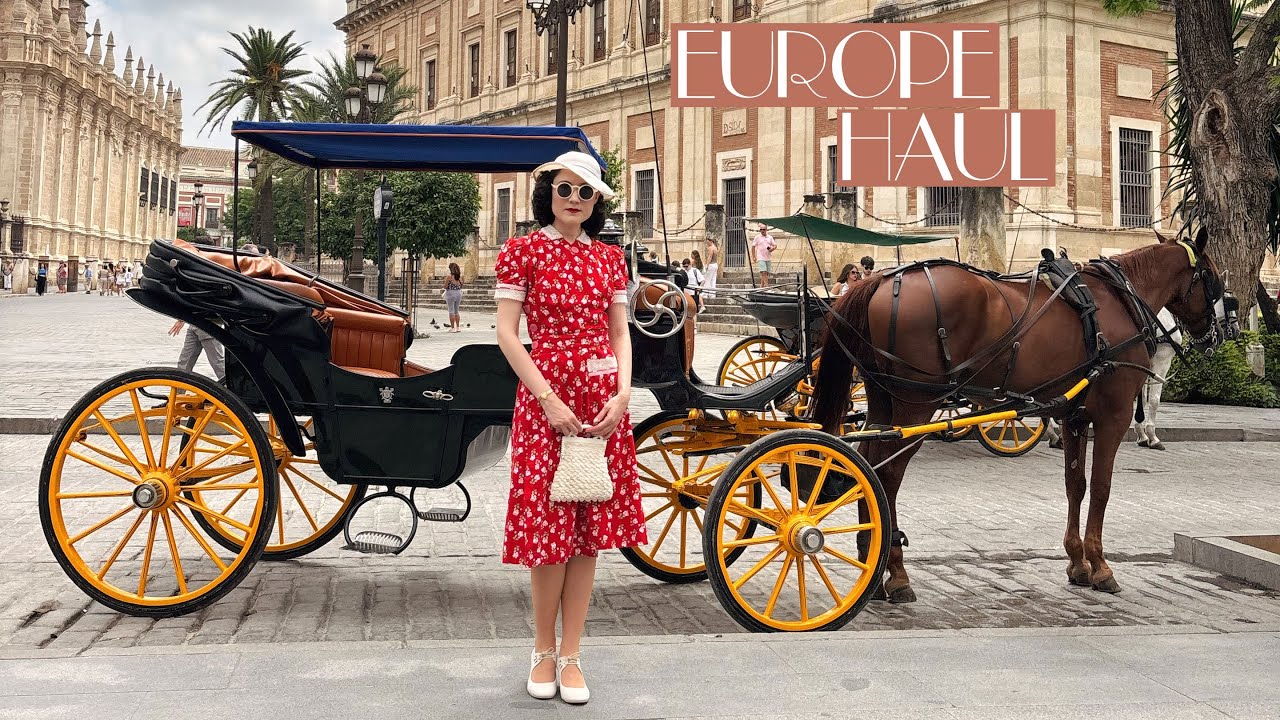 Everything I Bought On My Europe Trip -  Vintage 1930s/40s Style | Carolina Pinglo