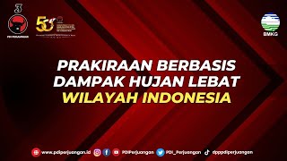 Info Prakiraan Cuaca berbasis Dampak Hujan Lebat, 12 Mei 2023 hingga 14 Mei 2023