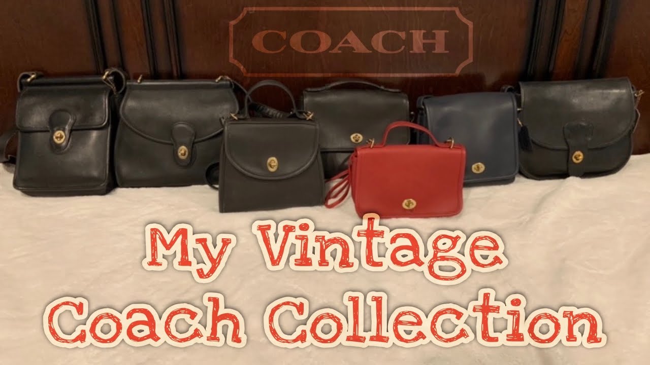 MY VINTAGE COACH COLLECTION I Simply Joan YouTube
