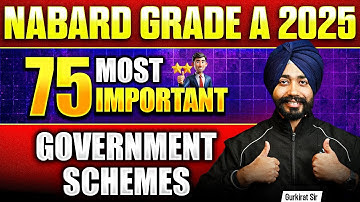 75 Most Important Government Schemes for NABARD Grade A Current Affairs Preparation 2025