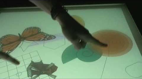 MT4j - Open Source Java Multitouch Framework - Example "SVG"