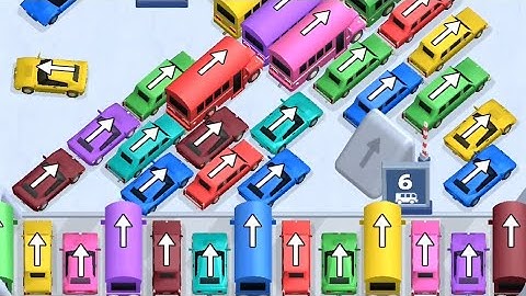 Car Jam Level 83 Game Walkthrough || Bus Out - Bus Jam Puzzle Game