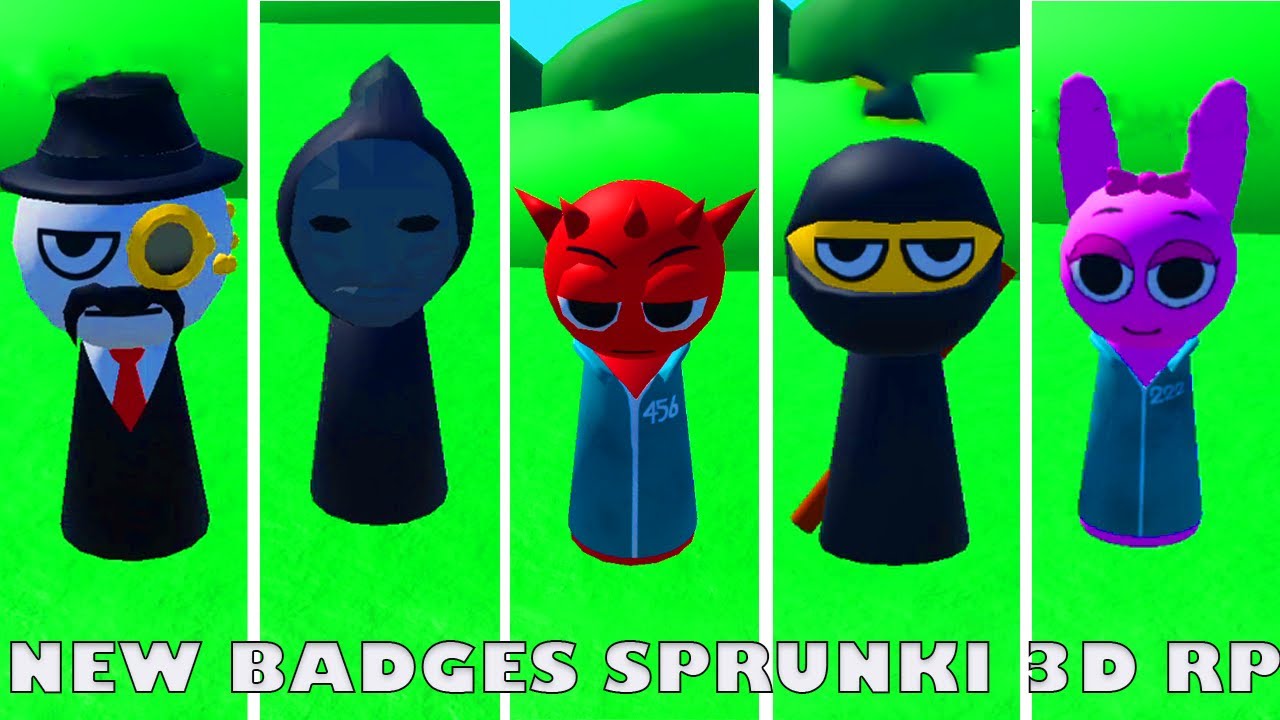 How to Get Badges in Sprunki RP 3D - YouTube