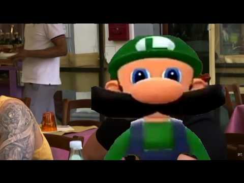 Luigi instigates the Jersey Shore (ytp)