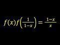 Solving an Interesting Functional Equation