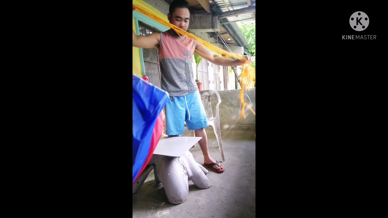 How to make parachute anchor for small boat.. YouTube