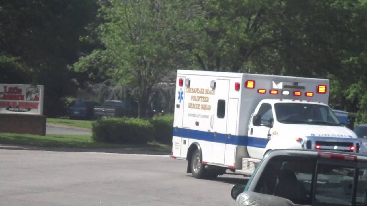 RUMBLER! Chesapeake Beach Volunteer Rescue Squad Ambulance Responding 5/25/16 YouTube