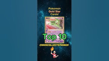 Top 10 Pokémon GOLD STAR cards ⭐️ #shorts #top10 #goldstar