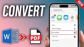 How to convert word document to pdf iphone - Full Guide [ Without any app ]