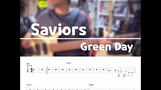 Download Lagu Green Day - Saviors // bass cover (tab) MP3