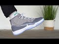 Air Jordan 11 COOL GREY 2021 Review & On Foot