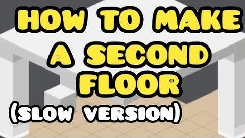 Highrise Virtual World | How to Make Second Floor (Slow Version)