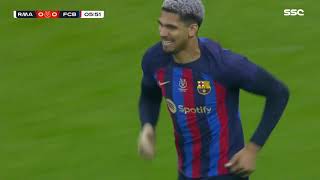 مباراة برشلونة وريال مدريد كاملة 3-1 اليوم - نهائي كاس السوبر الاسباني - فهد العتيبي