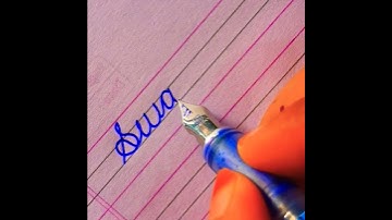 "Swarit" Beautiful 😍 name in Cursive✌️#trending #viral #calligrapherambesh #shorts