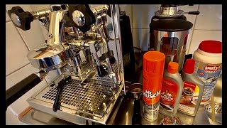 Cleaning Italian Espresso Machine! DIY - instructions - guide - tutorial!