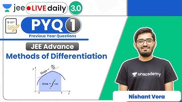 JEE: Methods of Differentiation PYQ - 1 | JEE Advance | Unacademy JEE | JEE Maths | Nishant Vora