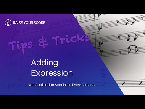Sibelius Tips & Tricks: Adding Expression