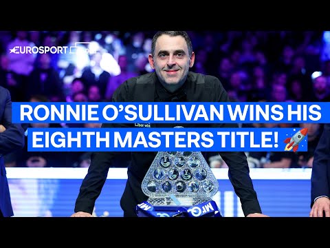 "I'M NOT SURE HOW I WON IT!" 🤯 | Ronnie O'Sullivan lifts an EIGHTH Masters title! | The Masters 2024