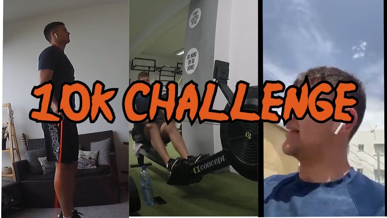 THE ULTIMATE 10K TRAINING CHALLENGE!ft running,rowing,jump ropes - YouTube