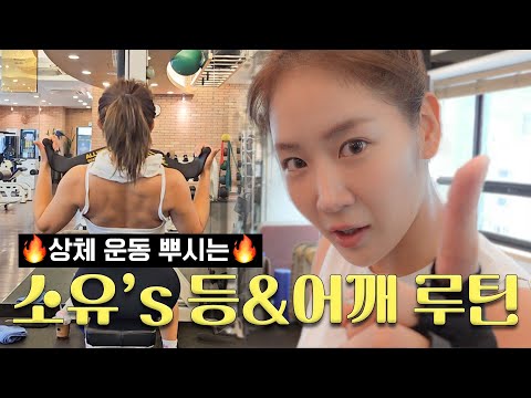 It's Upper Body, not Lower Body✋ Soyou's Upper Body Workout🏋 | Back, Shoulders, Arms, Dumbbells