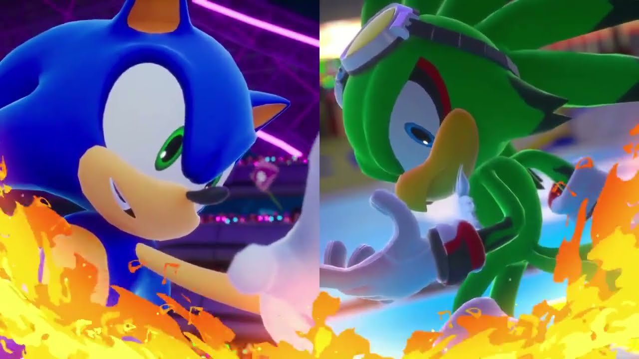 Диалог соперников: Джет Ястреб против Соника Ёжа | Sonic Racing: CrossWorlds (на английском)