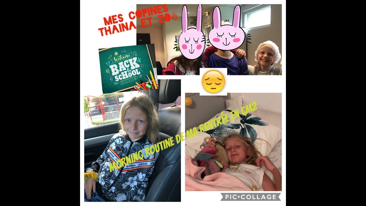 Ma morning routine de Rentrée ....le CM2 sans mes copines 😓