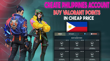 How to Create a Philippine Valorant Account | Change region in valorant
