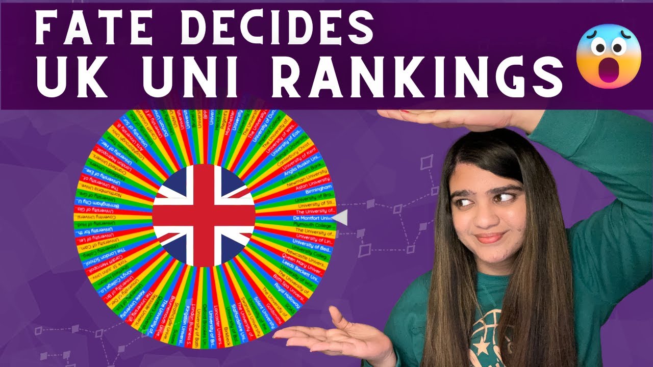 I let the UNIVERSE rank universities in UK!!! - Rank 1 to 100!!!