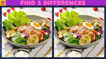 【Find the Difference】 Brain Game Puzzle No.117