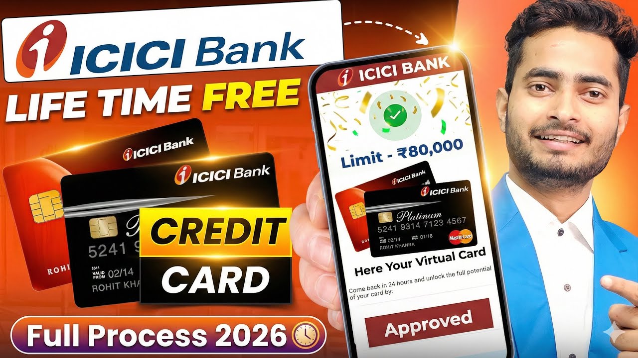 ICICI Credit Card Apply - Lifetime Free 2026 | How To Apply ICICI Credit Card- Best Credit Card 2026