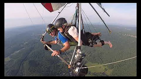 Melissa Thornton Hang Gliding at Lookout Mountain