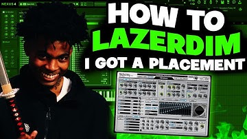 How To Make Ambient Evil Plugg Beats For Lazer Dim 700 | FL 2024