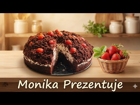 Kopiec kreta z truskawkami