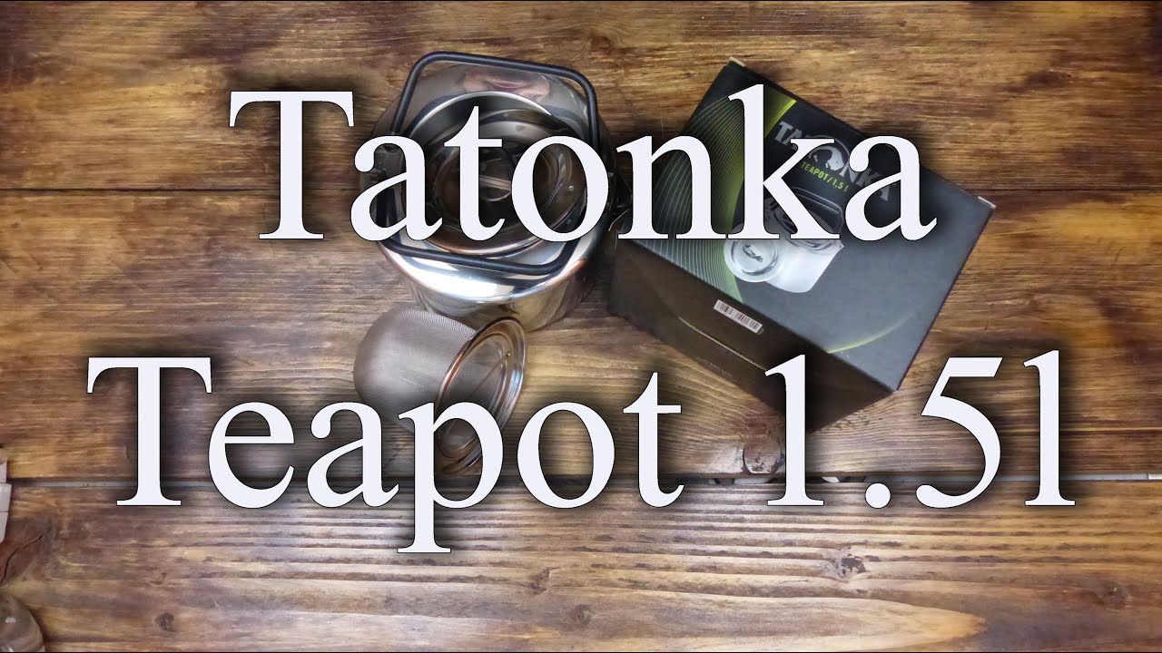 Tatonka Edelstahl Teapot  (1,5l Teekessel mit Sieb)