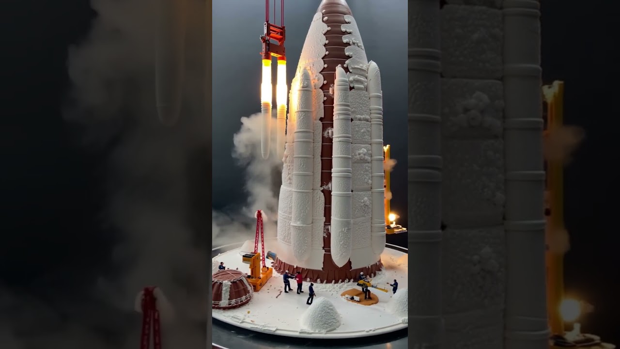 "They Built a Rocket… Out of Cake! 🚀🍰"