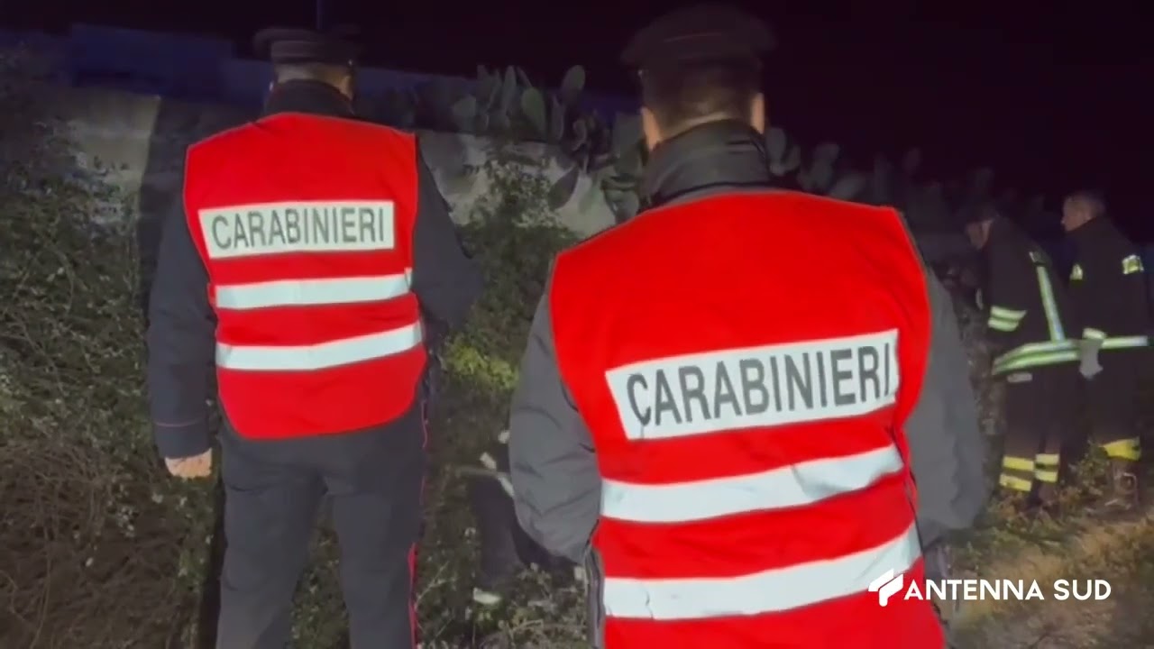 28 GENNAIO 2024   FRANCAVILLA FONTANA   SCHIANTO MORTALE PER UN CENTAURO FRANCAVILLESE