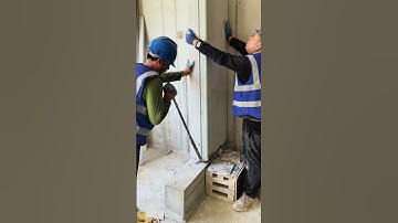 Fast Construction | Installation of Prefabricated Partition Block Systems