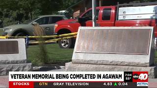 New Veterans Memorial being completed in Agawam