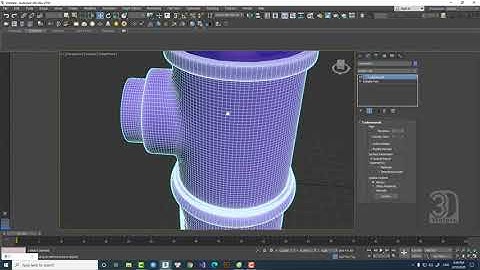 Bài dựng trụ nước bằng 3dsmax