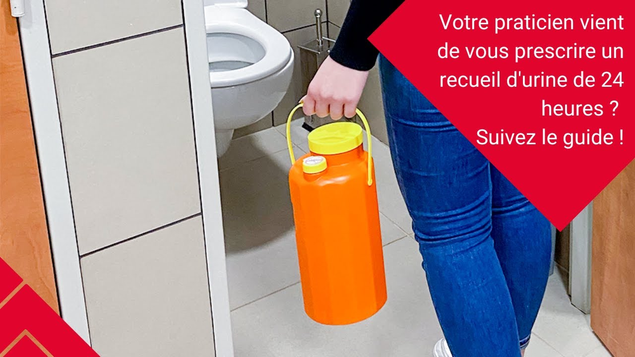 Votre praticien vient de vous prescrire un recueil d'urine de 24 heures ? Suivez le guide !