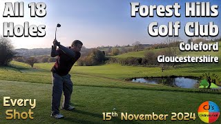 18 Holes at Forest Hills Golf Club. Every shot golf vlog from my November round at this super course