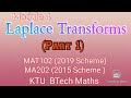 Laplace Transforms / Part 1/MAT102/MA202/Module 4/KTU BTech Maths