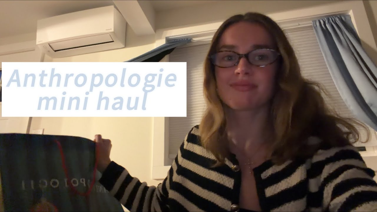 ASMR Anthropologie Haul 🕯️ soft spoken, taps & crinkles 