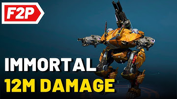 Fenrir Hammer Mace deals 12 Million Damage - War Robots F2P