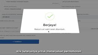 Permohonan Faedah Hilang Upaya Sementara (HUS) - Kemalangan