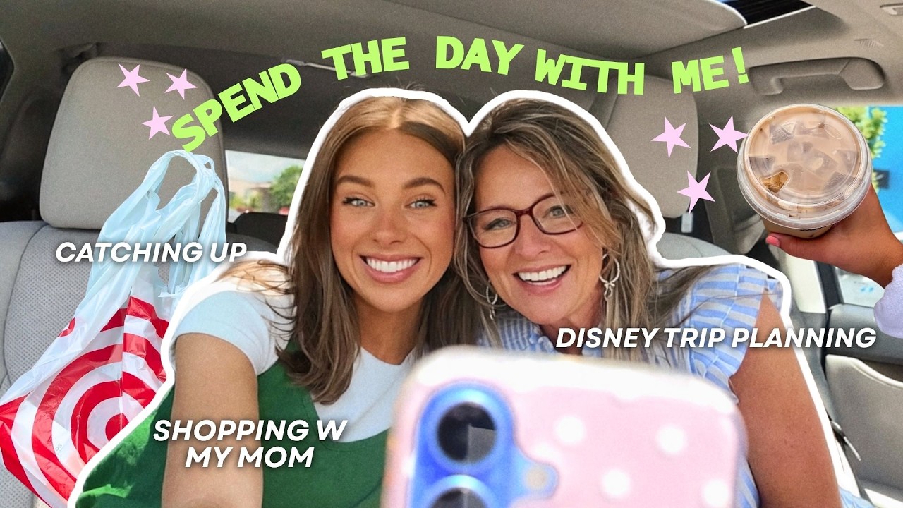 DAY WITH ME! ❤️⭐️  Disney trip plans, shopping with my mom, everyday makeup routine, running errands