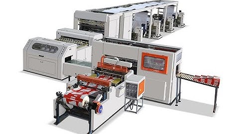 4 roll automatic A4 copy paper cutting and ream wrapping machine