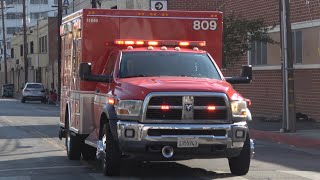 LAFD Rescue 809 Responding