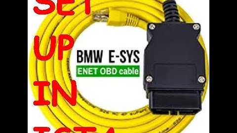 How to set-up ENET cable for BMW ISTA diagnostic tool