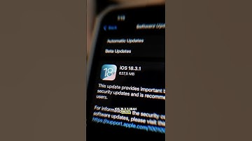 Udah pada update ke iOS 18.3.1? 😋 #ios18 #ios #iphone #apple